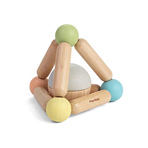PLAN TOYS 5256 Triangle rattling Cake