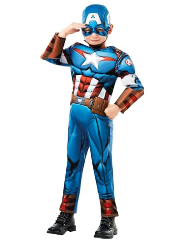 Rubies Disfraz Capitán América Deluxe para...