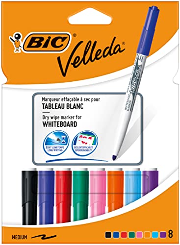 BIC Velleda Rotuladores de Pizarra Blanca,...