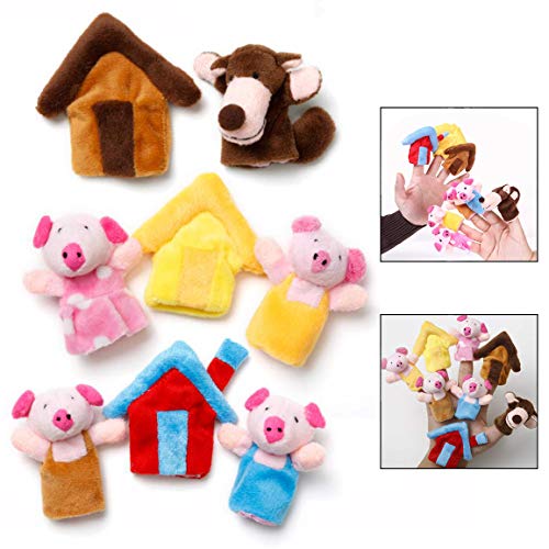 LHKJ 8 Pcs Marionetas de Dedo Animales...