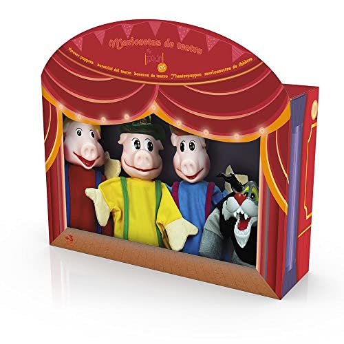 TACHAN - Set 4 Marionetas Infantiles de los 3...