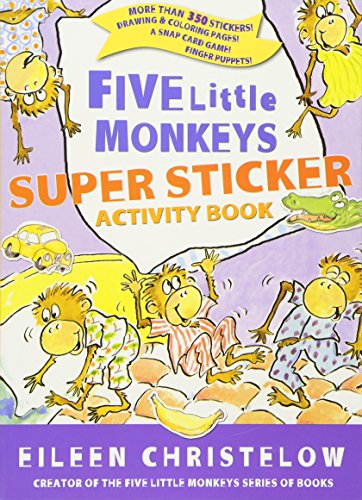 Five Little Monkeys Super Sticker Activity...