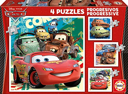 Educa - Cars 2 Conjunto de Puzzles,...