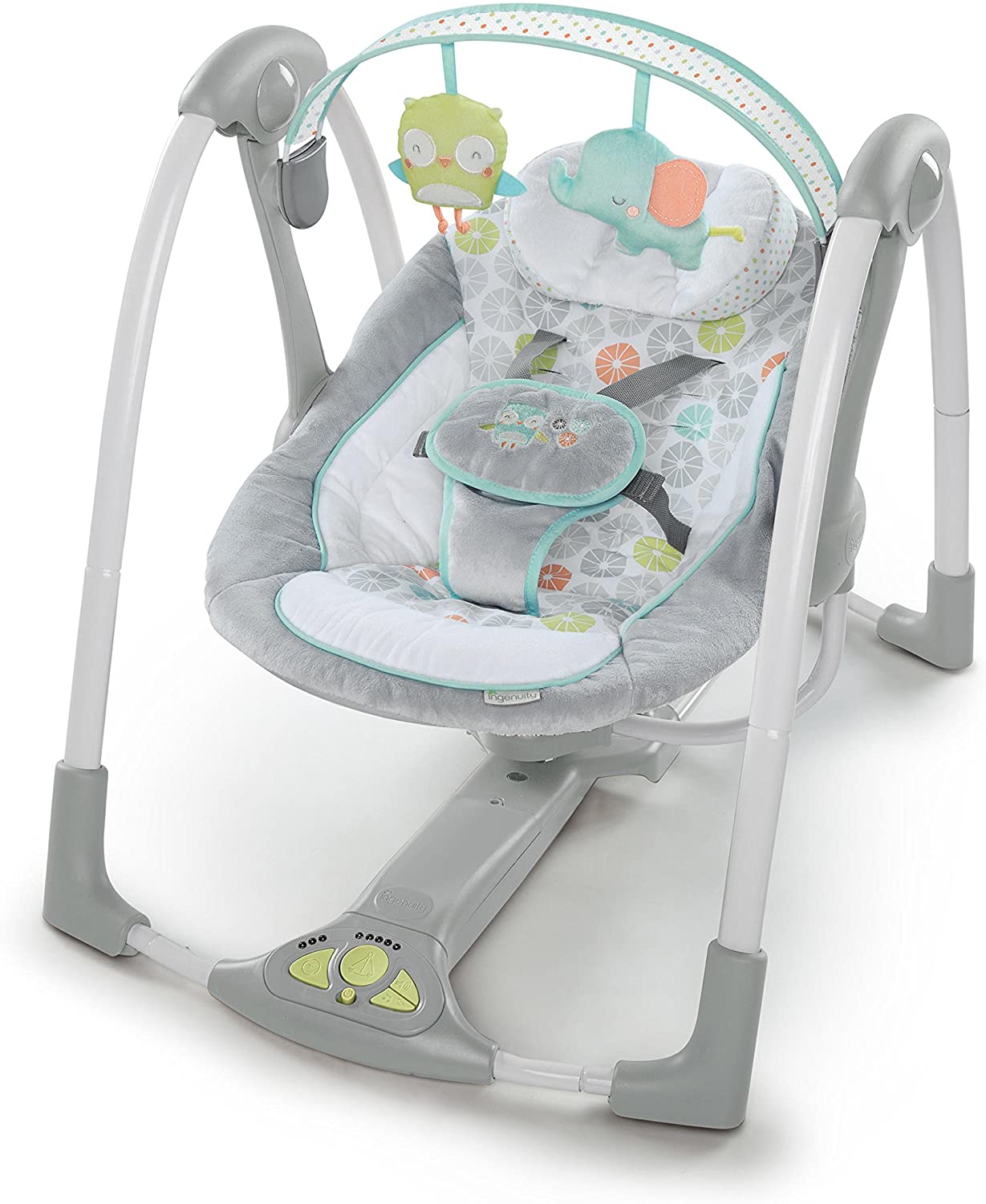 GalPat Baby Hamaca Bebé Plegable + Arco de Juegos + Mochila Transporte -  Balanceo Natural - Ergonómica - Tejido Transpirable Suave y Antialérgico -  3