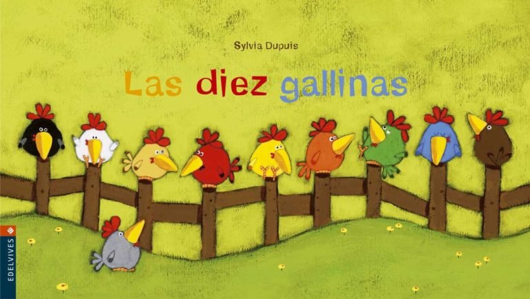 diez gallinas de colores