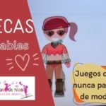 muñecas para ponerles la ropa y jugar