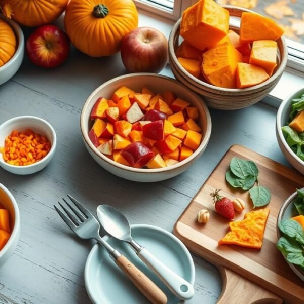 Recetas saludables de Otoño para niños pequeños